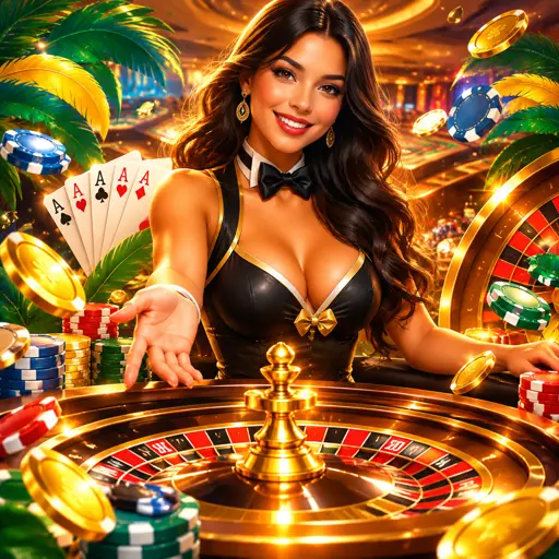 Mesa de roleta ao vivo com dealer profissional em estúdio