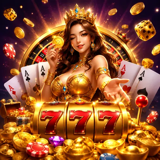 Tela de slot machine com símbolos coloridos e uma linha de pagamento destacada